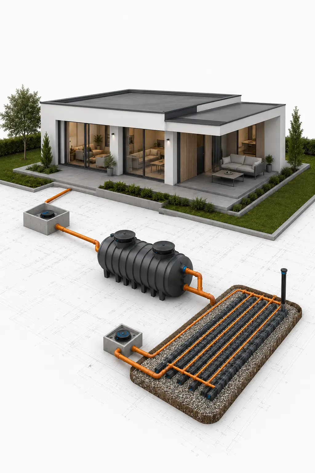 Installation d’assainissement autonome